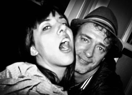 Juliana Gattas y Gustavo Cerati, una noche cualquiera