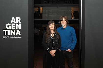 Juliana Laffitte y Manuel Mendanha del dúo Mondongo, en la inauguración de la gira federal