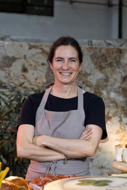 Juliana López May fue la responsable del banquete ítalo-argentino que recorrió el showroom de la marca.