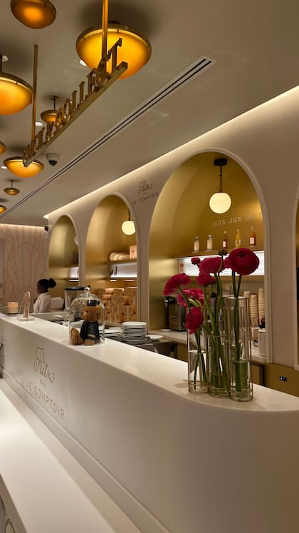 Juliana y su hija también pasaron por Le Comptoir, el salón de té y pastelería del Ritz.