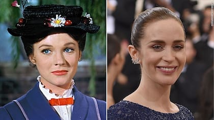 Julie Andrews y Emily Blunt, Mary Poppins y su heredera