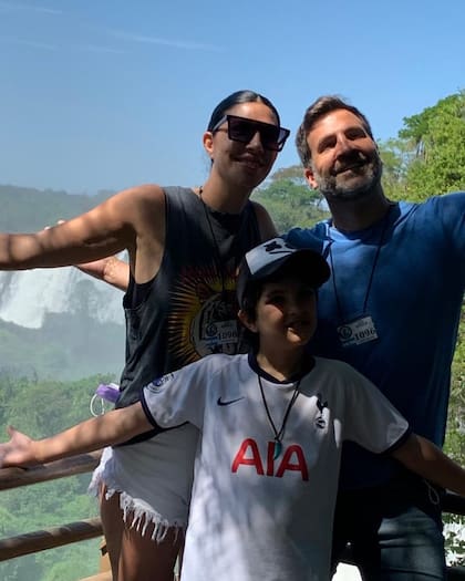 Julieta Bettatis, Toti Pasman y su hijo Benjamín