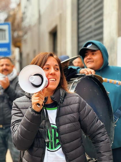 Julieta Boedo, delegada del gremio ATE en el INTA