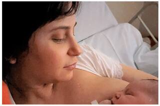 Julieta Cayetina fue madre por segunda vez y presentó a su hijo con una tierna foto