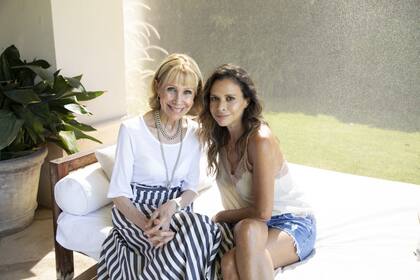 Julieta junto a su madre, Evangelina Salazar. "De ella heredé una mirada estética muy desarrollada"