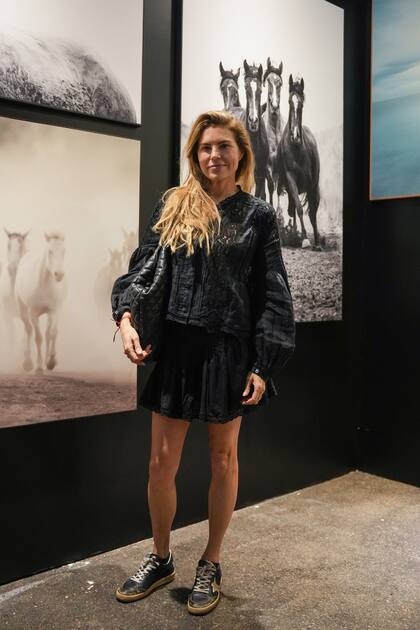 Julieta Kemble en el espacio de Galería Struka