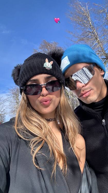 Julieta Poggio blanqueó su relación con Fabrizio Maida: las fotos juntos en Bariloche