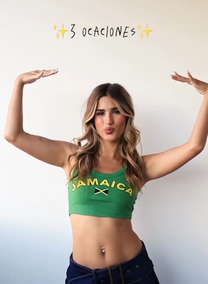 Julieta Poggio fue criticada en las redes por un error de ortografía que cometió al subir un video (Foto: Captura Instagram @poggiojulieta)