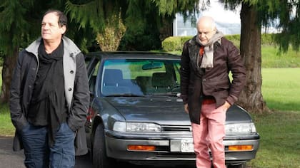 Julio Chávez junto a Juan Leyrado