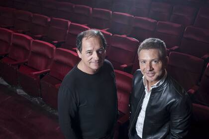 Julio Chávez y Adrián Suar, en El Nacional