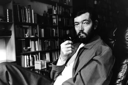 Julio Cortazar en Paris, Francia, en 1978