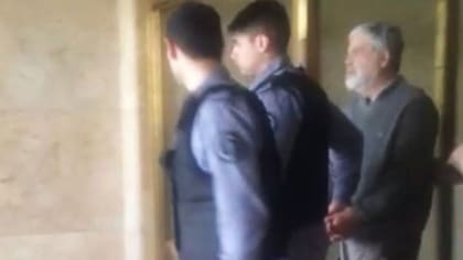 Julio De Vido en los Tribunales de Comodoro Py