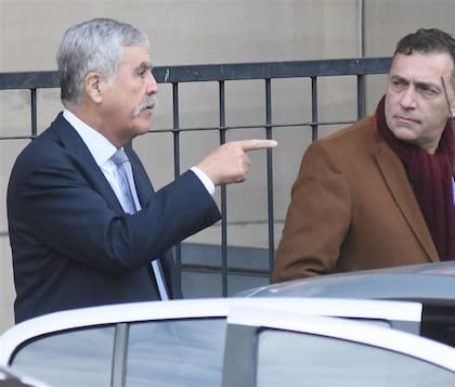 Julio De Vido en una de sus últimas visitas a los tribunales federales de Comodoro Py, en mayo pasado