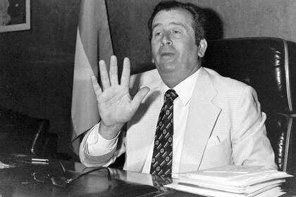 Julio Grondona, entrevistado por LA NACION, en 1981