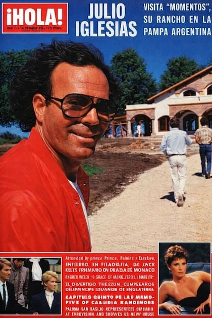 Julio Iglesias muestra su casa en exclusiva a la revista ¡Hola!