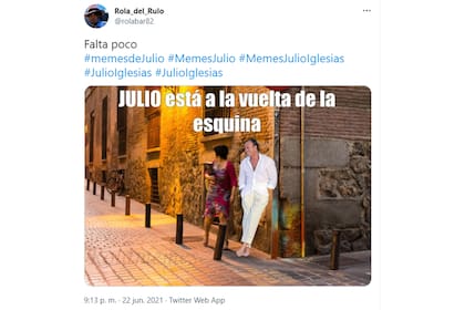 Julio Iglesias vuele a ser el protagonista de los memes en 2021