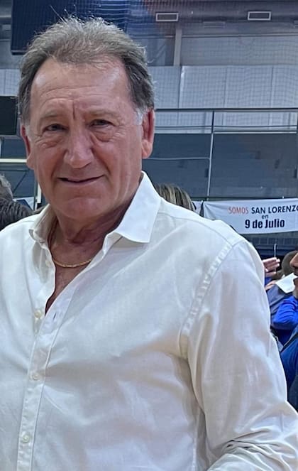 Julio Lopardo, dirigente de San Lorenzo