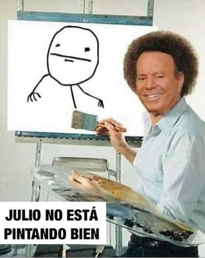 "Julio no pinta muy bien", escribió un usuario