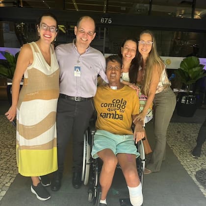 Julio Trindade perdió su pie izquierdo, varios dedos de su pie derecho y de su mano derecha