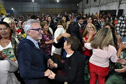 Julio Zamora, este martes, en un acto en Troncos del Talar