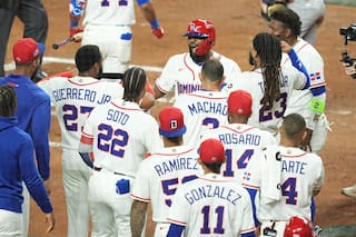 Junior Caminero conecta el 15° jonrón de República Dominicana en el Clásico Mundial, nuevo récord