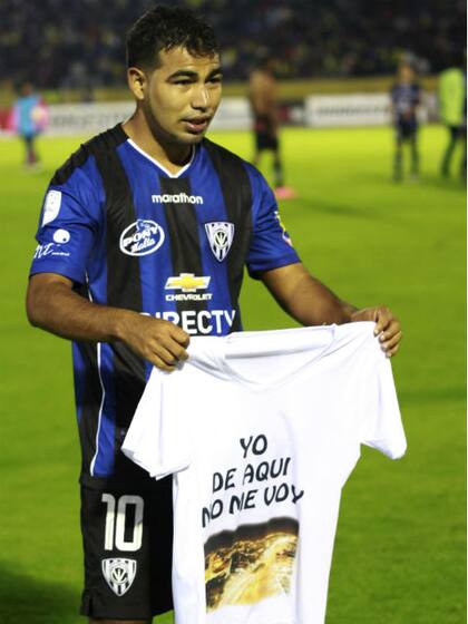 Junior Sornoza, de excelente actuación frente a River