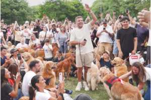 Cómo se gestó la juntada de golden retriever más grande del mundo