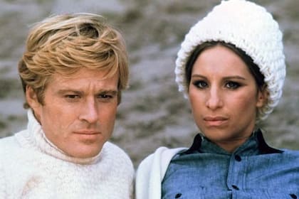 Junto a Barbra Streisand en Nuestros años felices (1973)