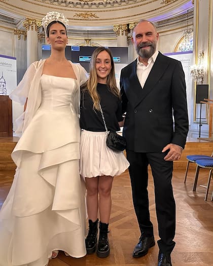 Junto a Gabriel Lage en Buenos Aires Creativa, donde mostró sus diseños