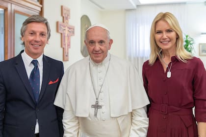 Junto a Gravier y el Papa Francisco