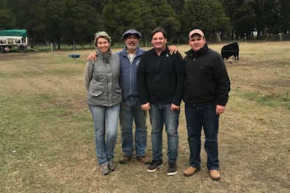 Junto a Karen Groenenberg, Gustavo Reveron y Emanuel Canale