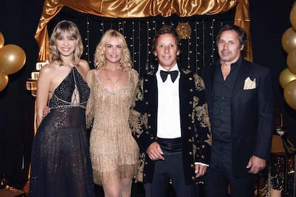 Junto a Lorena Ceriscioli y su marido, Juan Pablo Ramognino.