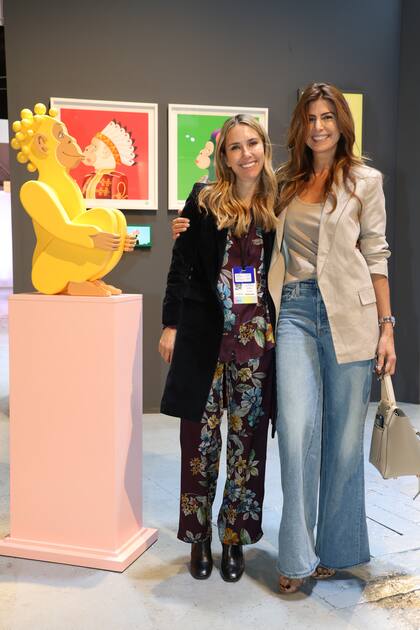 Junto a María Calcaterra.