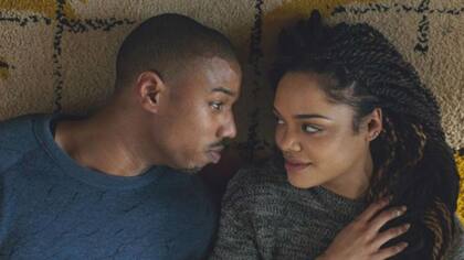 Junto a Michael B. Jordan en Creed