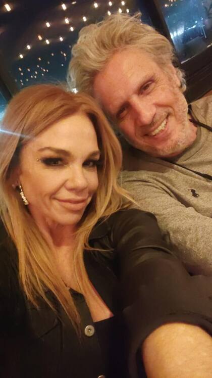Junto a Pablo, su pareja
