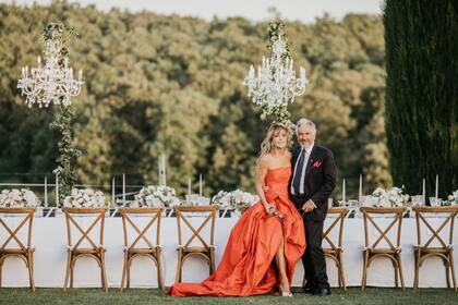 Junto a su actual pareja, Patricia Della Giovampaola