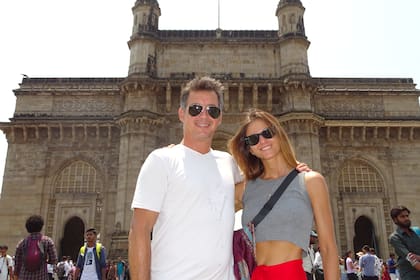 Junto a su hermano, Joaquín Scaffino.