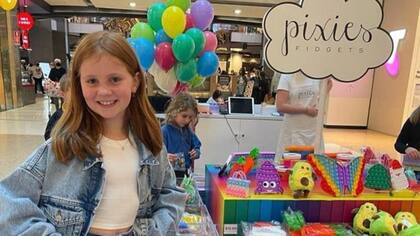 Junto a su madre, Pixie fundó la primera de sus marcas en mayo de 2021, bautizada "Pixie's Fidgets" y que vendía productos para niños