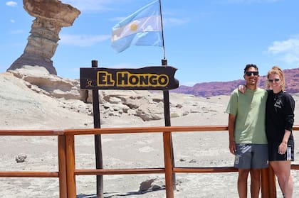 Junto a su novia, Julián recorrió Argentina.