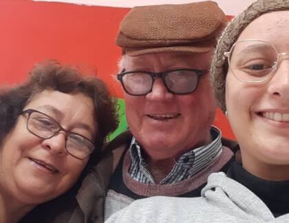 Junto a sus padres, pilares en su recuperación, al igual que su novio.