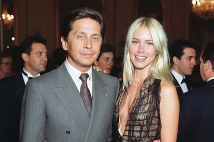 Junto a Valentino Garavani