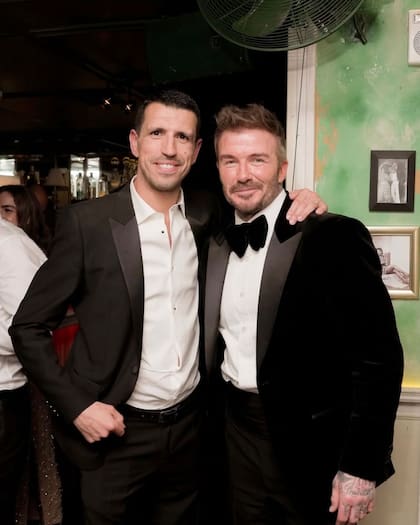 Junto al empresario Karim Chellat