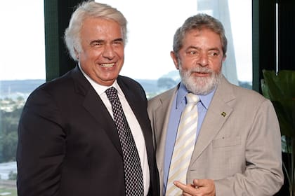 Junto al expresidente de Brasil Lula Da Silva