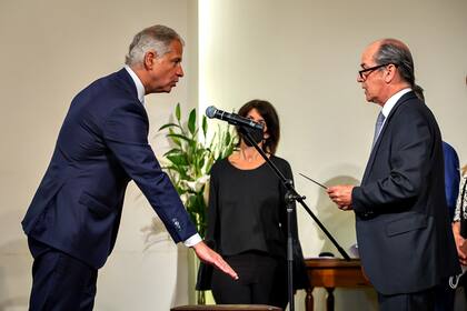 Juramento de De Bártolo, el nuevo presidente del Colegio de Escribanos de la Ciudad de Buenos Aires