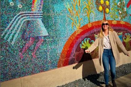 Jurberg disfrutó de los murales de Dallas