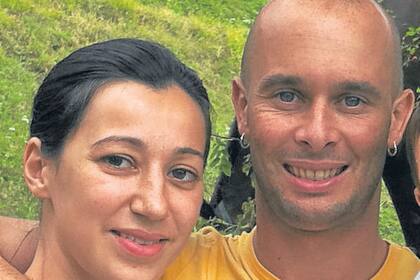 Juri Palazzi con su esposa Anna Abate