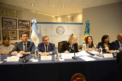Jury a la jueza Julieta Makintach en el anexo de la Camara de Senadores de la Provincia en La Plata