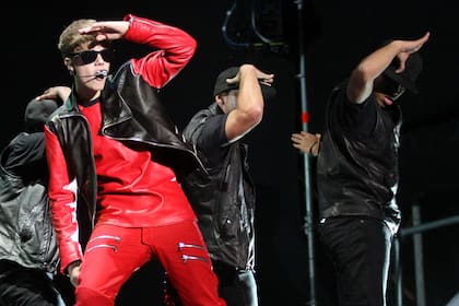 Justin Bieber en su primera presentación en la Argentina antes de la polémica