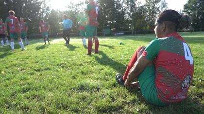 Justin se prepara para disputar su partido con el equipo de Sugny