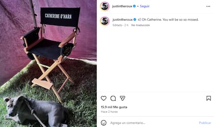 Justin Theroux, compañero de Beetlejuice, la despidió con un detrás de escenas